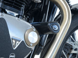 R&G Racing Aero Style Frame Crash Protectors Black for Triumph Bonneville Bobber 17-19