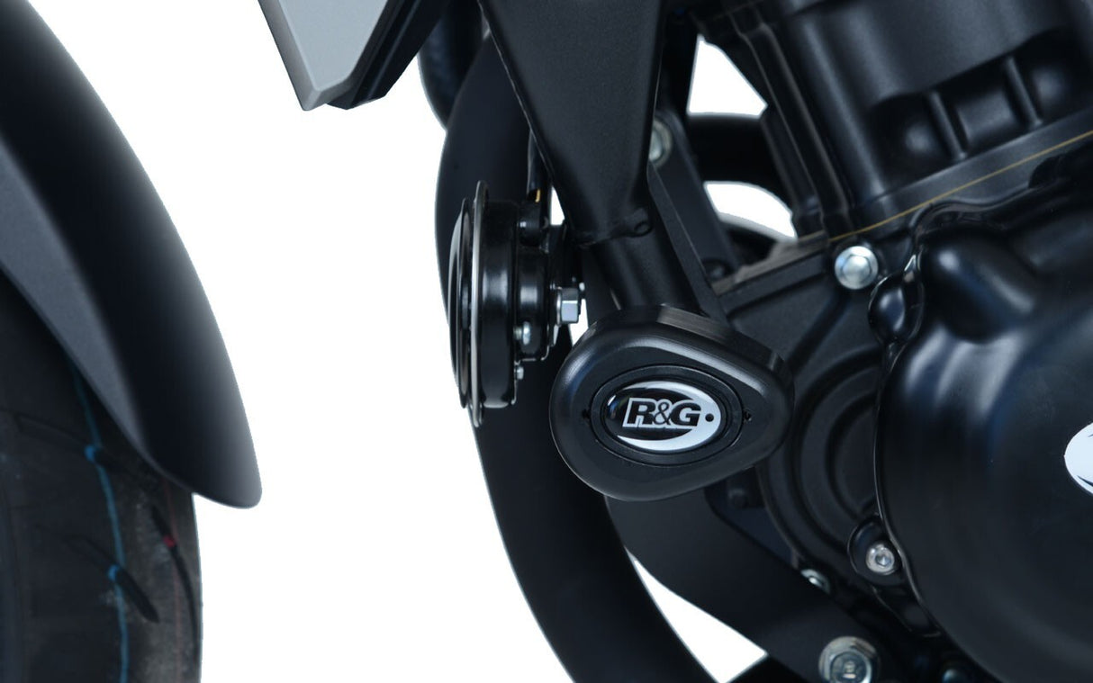 R&G Racing Aero Style Front/Lower/Engine Crash Protectors Black for Honda CB300R 18-20