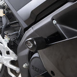 R&G Racing Aero Style Frame Crash Protectors Black for Yamaha YZF-R125 19-20