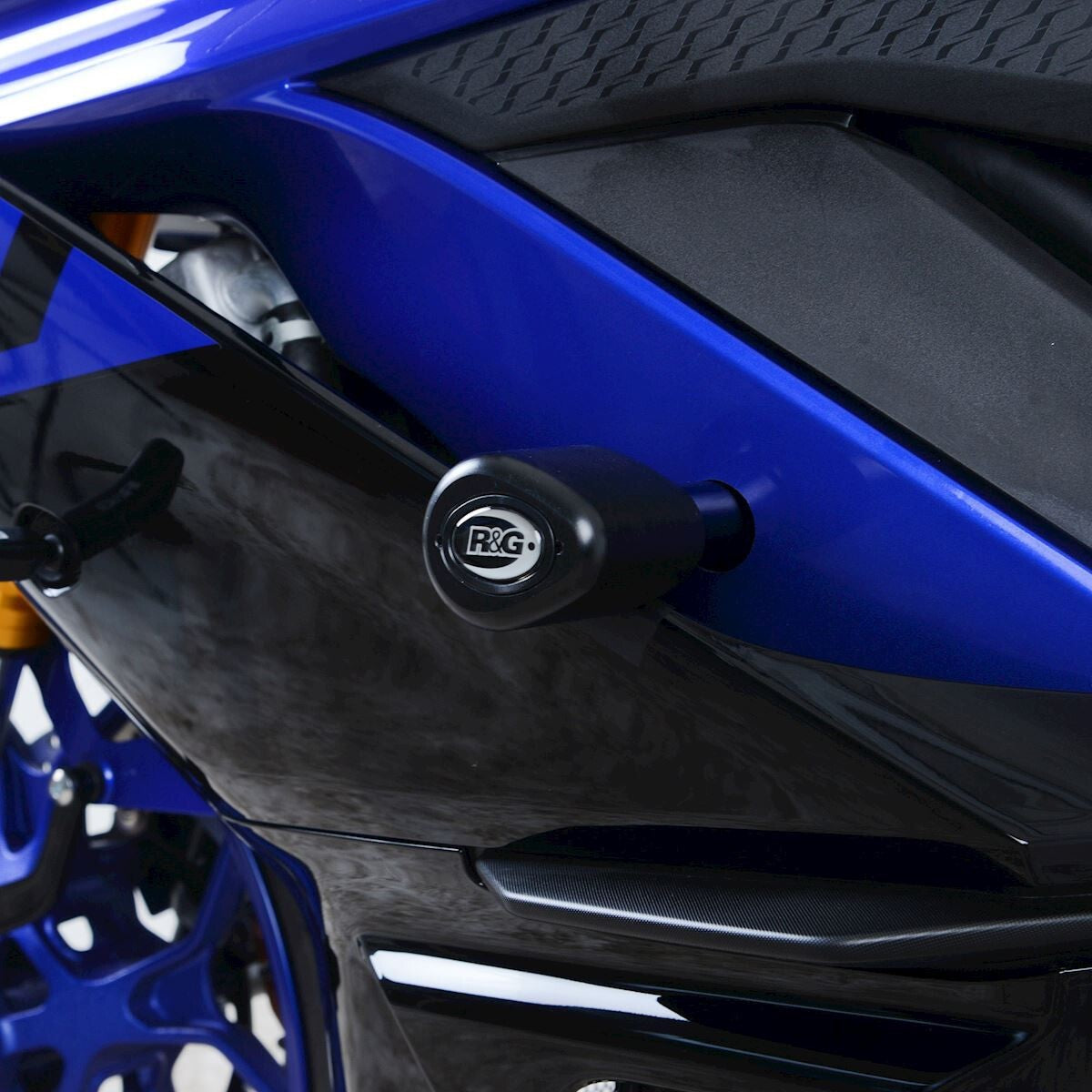 R&G Racing Aero Style Frame Crash Protectors Black for Yamaha YZF-R25 19-20/YZF-R3 19-20