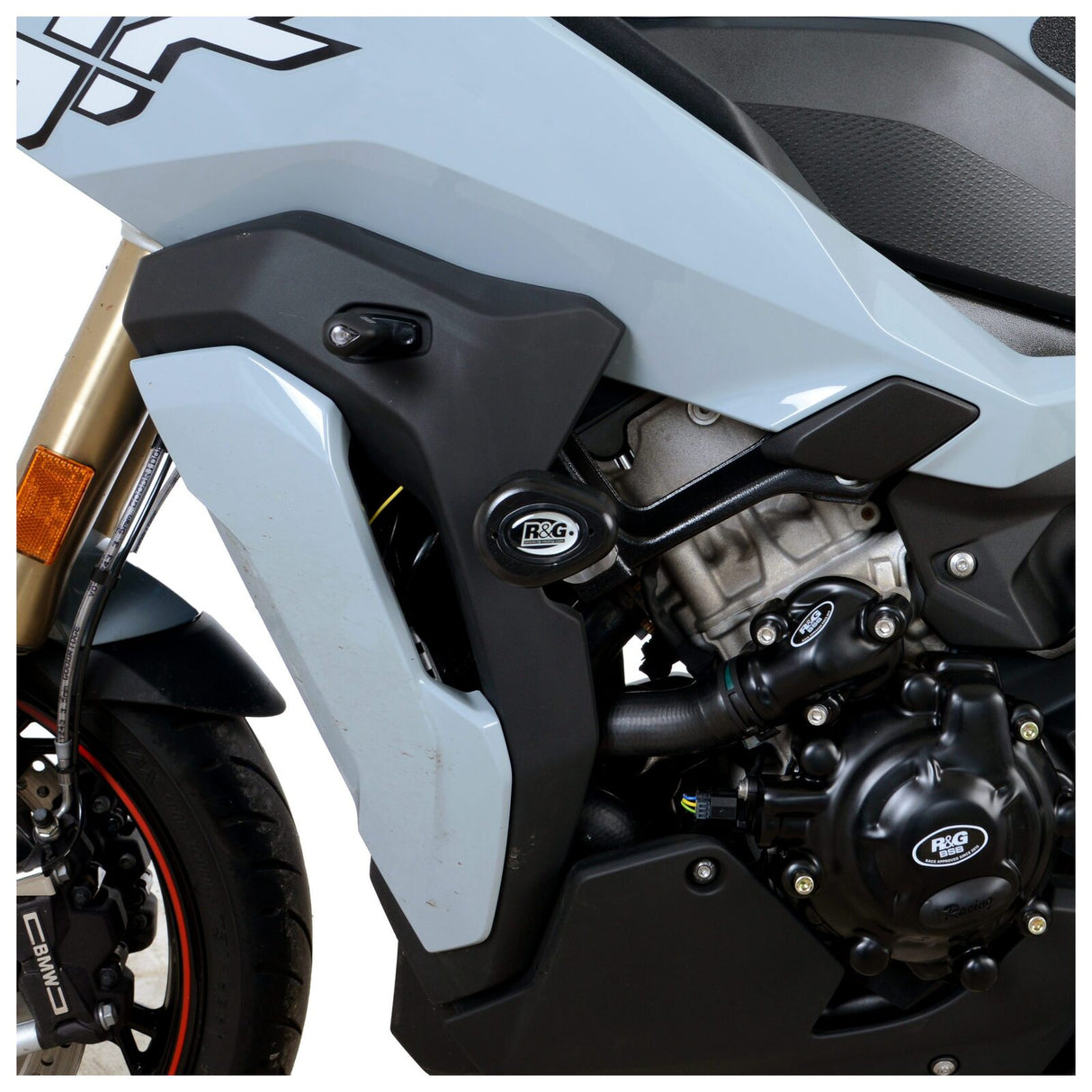 R&G Racing Aero Style Frame Crash Protectors Black for BMW S1000XR 2021