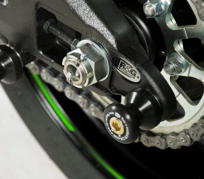 R&G Racing Cotton Reels M10 Black for Kawasaki ZX-10R 11-15/ZX-6R 19-20