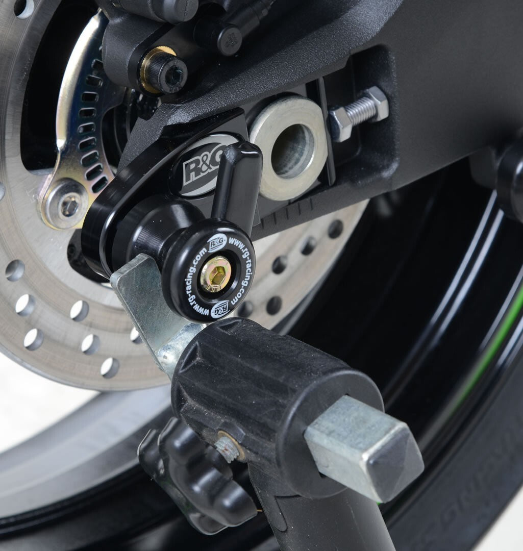 R&G Racing Cotton Reels M8 Black for Kawasaki ZX-10R 16-20/ZH2 2020