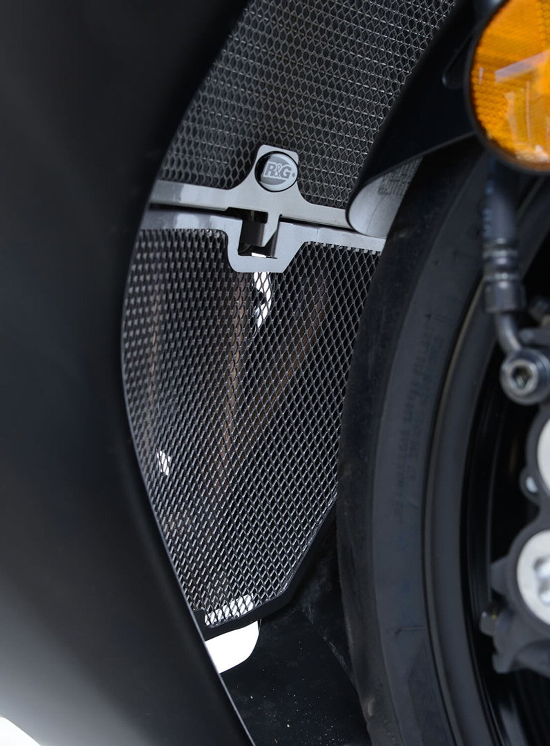 R&G Racing Downpipe Grille Black for Yamaha YZF-R6 17-20