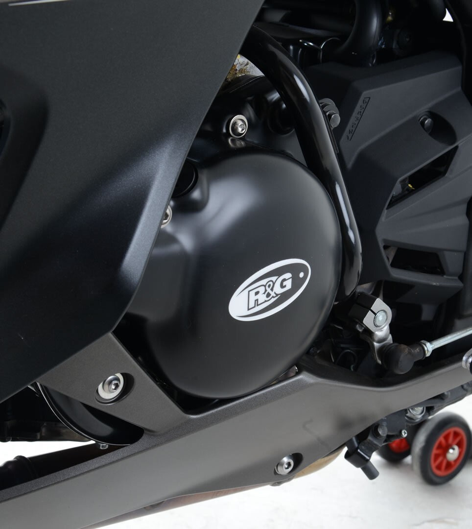 R&G Racing Left Engine Case Cover Black for Kawasaki Ninja 250 13-17/Ninja 300 13-20/Versys X-300 17-20/Z250/Z300 13-18