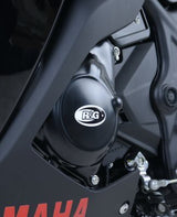 R&G Racing Left Crank Case Cover Black for Yamaha YZF-R25 14-20/YZF-R3 15-20/MT-03 16-20/MT-25 16-20