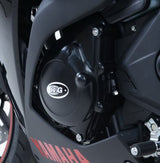 R&G Racing Left Crank Case Cover Black for Yamaha YZF-R25 14-20/YZF-R3 15-20/MT-03 16-20/MT-25 16-20