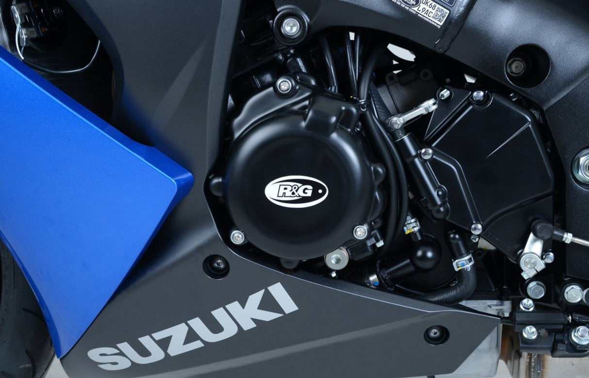 R&G Racing Left Generator Case Cover Black for Suzuki GSX-S 1000/ABS 15-20/Katana 19-20