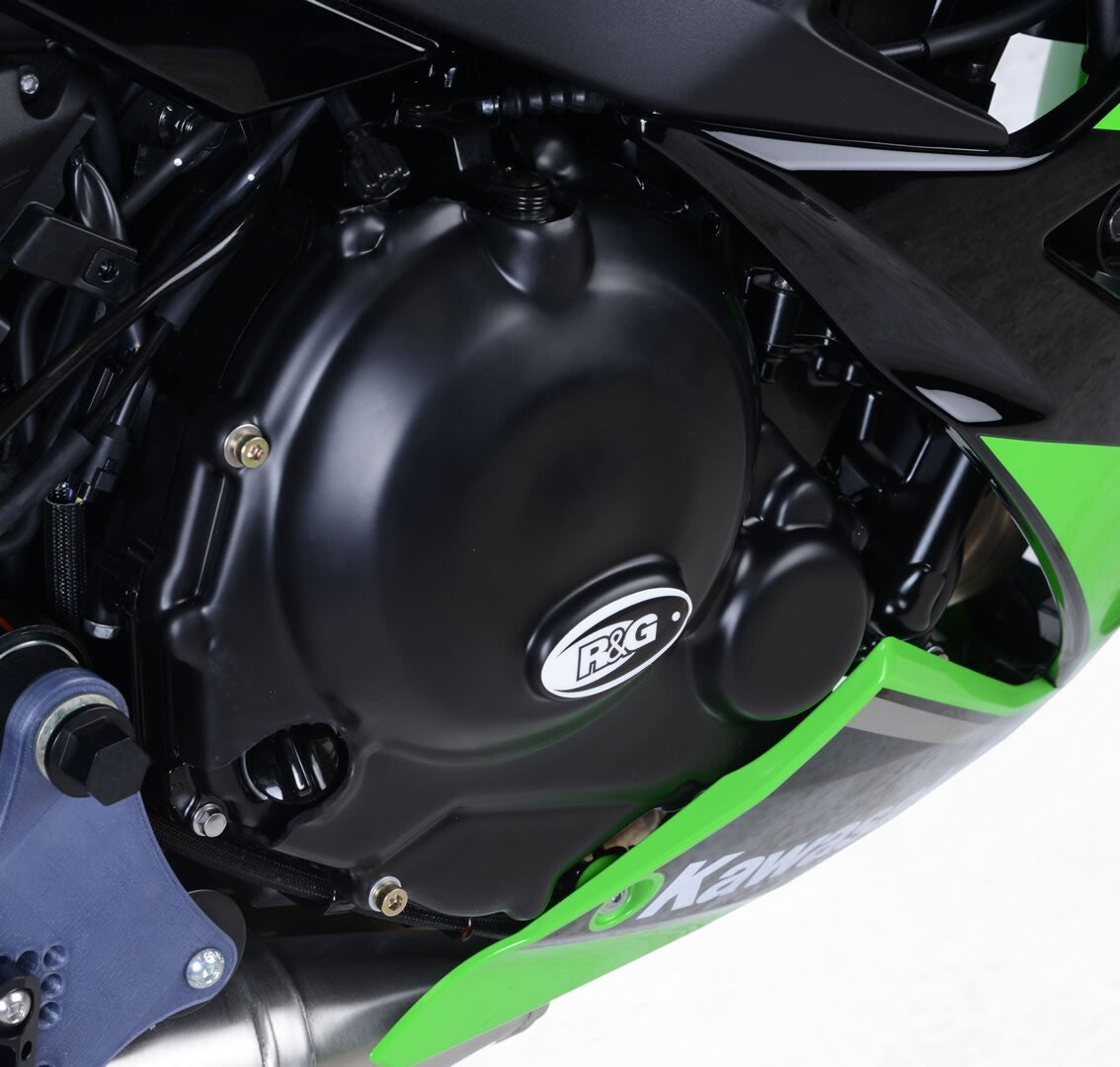 R&G Racing Right Engine Case Cover Black for Kawasaki Z650/Ninja 650 17-20
