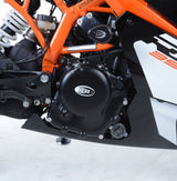 R&G Racing Right Engine Case Cover Black for KTM RC390 17-18