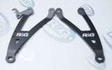 R&G Racing Exhaust Hangers (Pair) Black for Kawasaki Z1000 SX 14-19