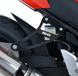 R&G Racing Exhaust Hanger & Footrest Blanking Plate (Kit) Black for Honda CBR300R 14-20