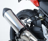 R&G Racing Exhaust Hanger & Footrest Blanking Plate (Kit) Black for Honda CBR300R 14-20