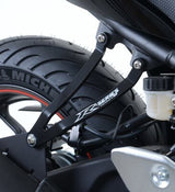 R&G Racing Exhaust Hanger & Footrest Blanking Plate (Kit) Black for Yamaha YZF-R25 14-20/YZF-R3 15-20