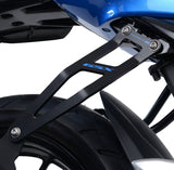 R&G Racing Exhaust Hanger (Single) Black w/Blue Logo for Suzuki GSX-S125/GSX-R125 17-20