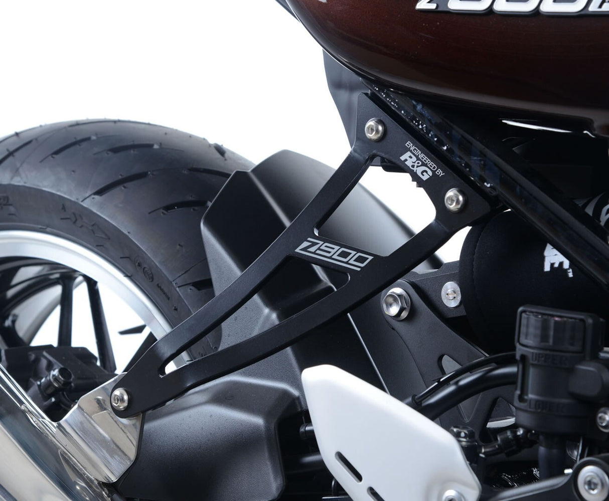 R&G Racing Exhaust Hanger (Single) Black for Kawasaki Z900RS 18-20