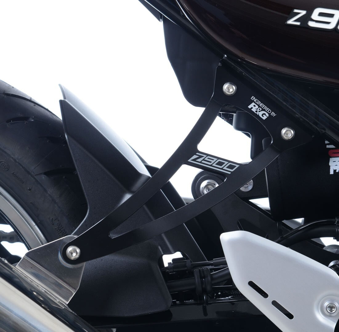 R&G Racing Exhaust Hanger (Single) Black for Kawasaki Z900RS 18-20