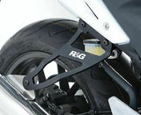 R&G Racing Exhaust Hanger & Footrest Blanking Plate (Kit) Black for Honda CB500X/CB400X 19-21