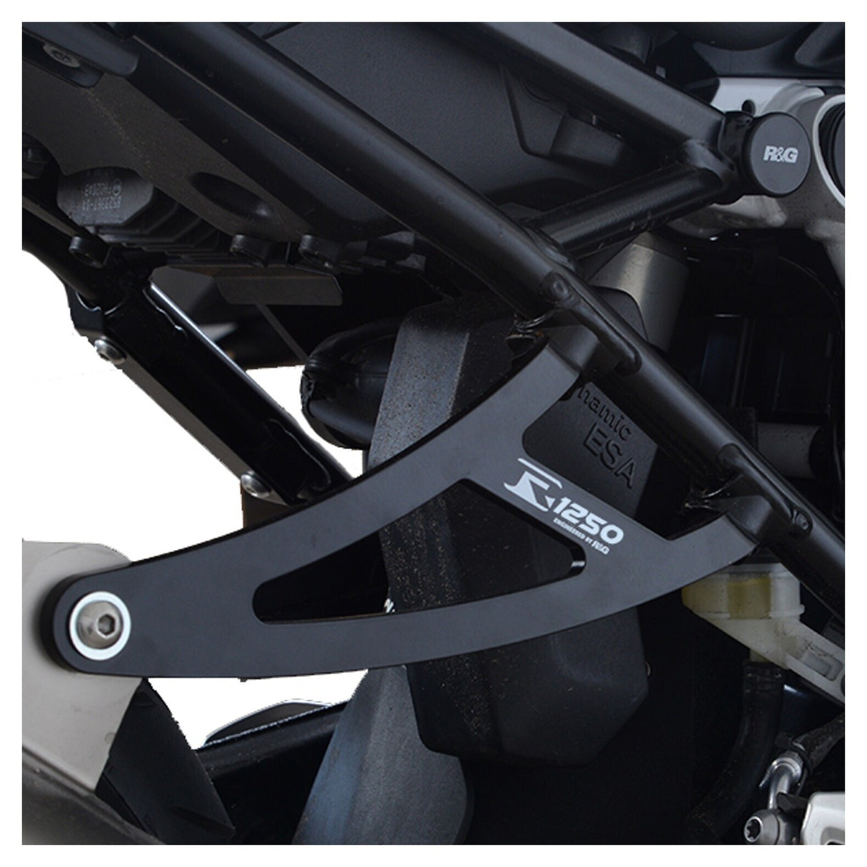 R&G Racing Exhaust Hanger (Single) Black for BMW R1250 R/RS 19-21