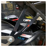 R&G Racing Exhaust Hanger & Footrest Blanking Plate (Kit) Black for Honda CBR1000RR-R Fireblade/SP 2020