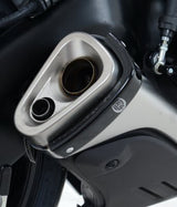 R&G Racing Exhaust Protectors Black for Aprilia/CF Moto/Honda/Suzuki/WK Bikes