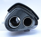 R&G Racing Exhaust Protectors (Yoshimura R11) Black for Aprilia/CF Moto/Honda/Suzuki/WK Bikes