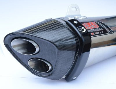 R&G Racing Exhaust Protectors (Yoshimura R11) Black for Aprilia/CF Moto/Honda/Suzuki/WK Bikes