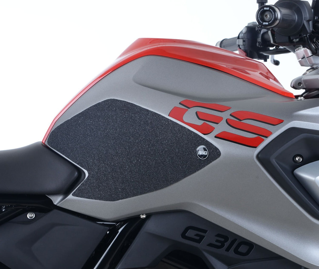 R&G Racing Tank Traction Grips (2 Piece) Black for BMW G310GS 17-19