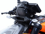 R&G Racing Front Indicator Adapter Kit Black for KTM 1290 Super Duke R/790 Adventure/790 Duke/890 Duke R