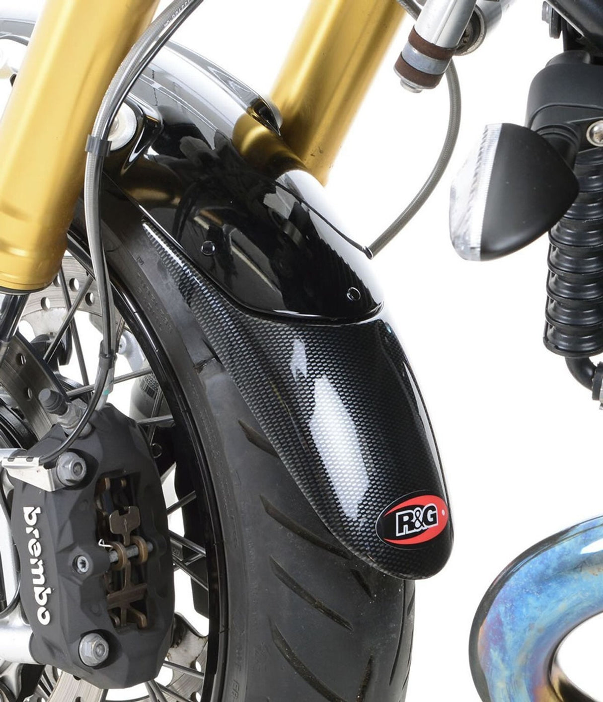 R&G Racing Fender Extender Black for Yamaha R900 XS 16-21