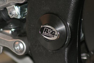 R&G Racing Lower Right Frame Plug (Single) Black for Yamaha YZF-R6 06-20