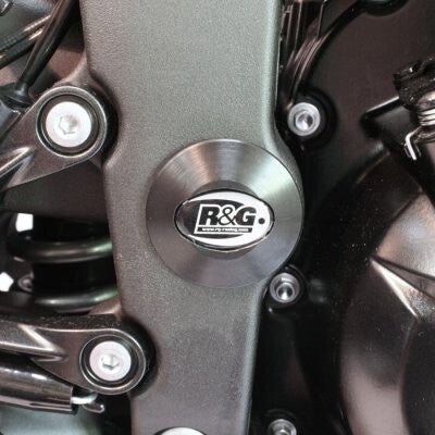 R&G Racing Right Frame Plug (Single) Black for Kawasaki ZX-6R 09-18/(Left) Honda CBR650F/CB650F 14-18