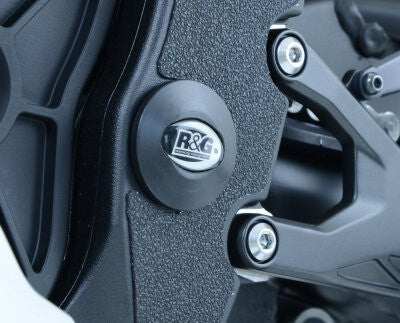 R&G Racing Lower Left Frame Plugs (Kit) Black for Yamaha YZF-R1/YZF-R1M 15-20/MT-10 16-20