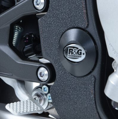 R&G Racing Lower Right Frame Plugs (Kit) Black for Yamaha YZF-R1/YZF-R1M 15-20/MT-10 16-20