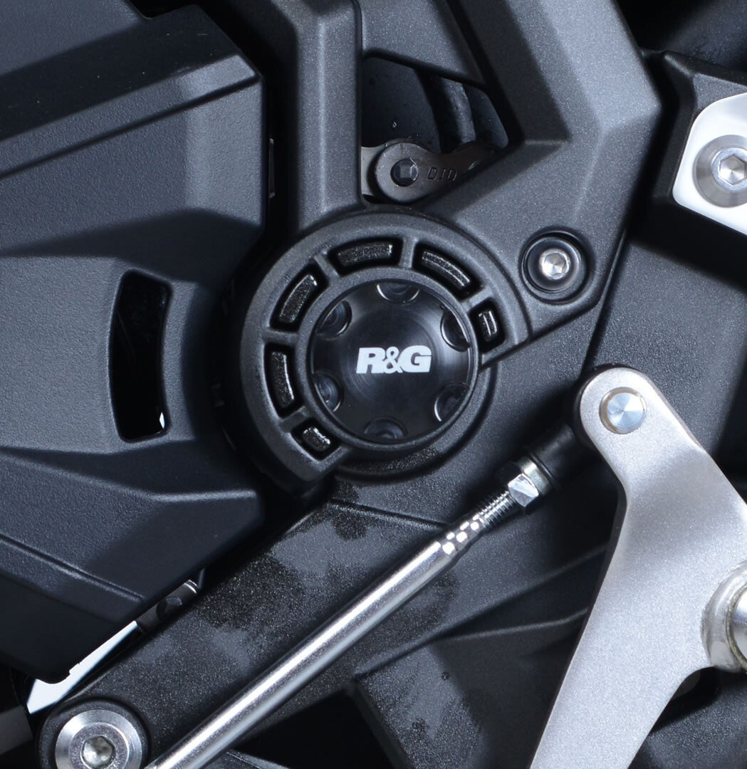 R&G Racing Left Frame Plug (Single) Black for Kawasaki Z650/Ninja 650 17-20