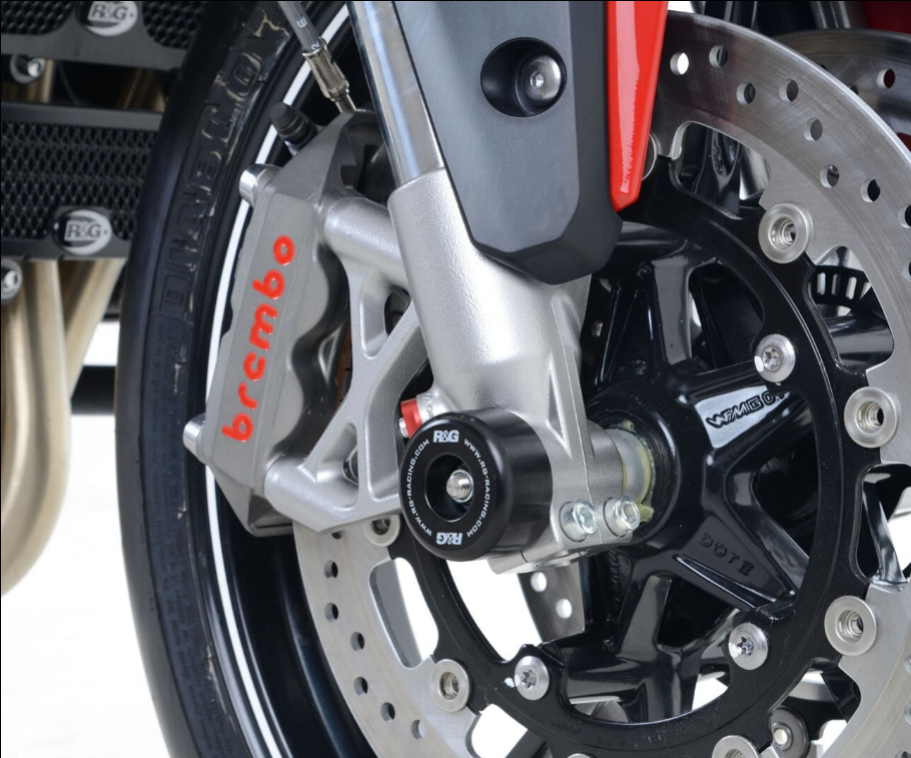 R&G Racing Fork Protectors Black for Triumph Speed Triple 11-14/Speed Triple S 16-18/Speed Triple R 12-18/Speed Triple RS 18-20