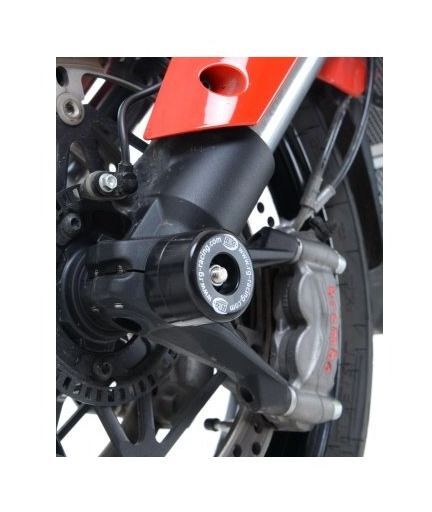 R&G Racing Fork Protectors Black (Large Bobbins) for various Ducati Models