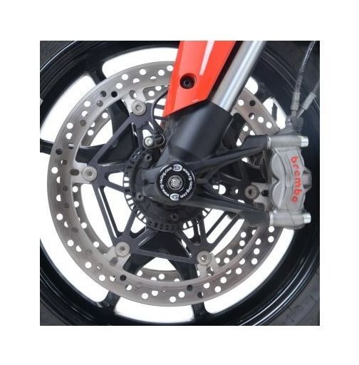 R&G Racing Fork Protectors Black (Large Bobbins) for various Ducati Models