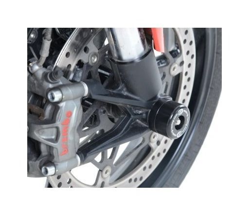 R&G Racing Fork Protectors Black (Large Bobbins) for various Ducati Models