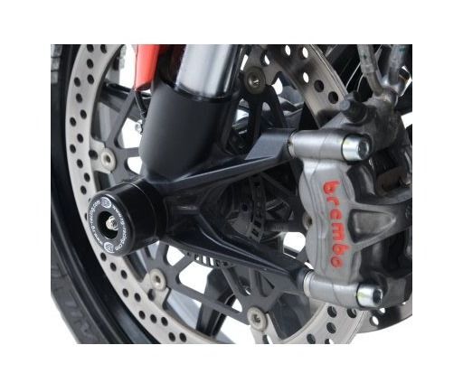 R&G Racing Fork Protectors Black (Large Bobbins) for various Ducati Models