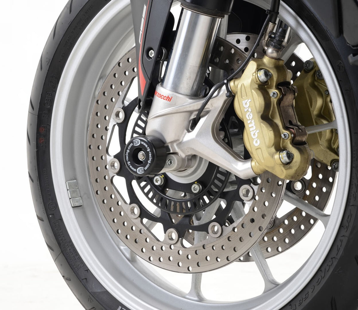 R&G Racing Fork Protectors Black for MV Agusta 1090RR (All Years)/Brutale 1090 2013/Superveloce 800 2020 [INTERNAL]
