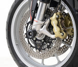 R&G Racing Fork Protectors Black for MV Agusta 1090RR (All Years)/Brutale 1090 2013/Superveloce 800 2020 [INTERNAL]