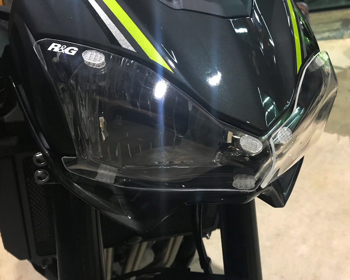 R&G Racing Headlight Shield Clear for Kawasaki Z900 17-19