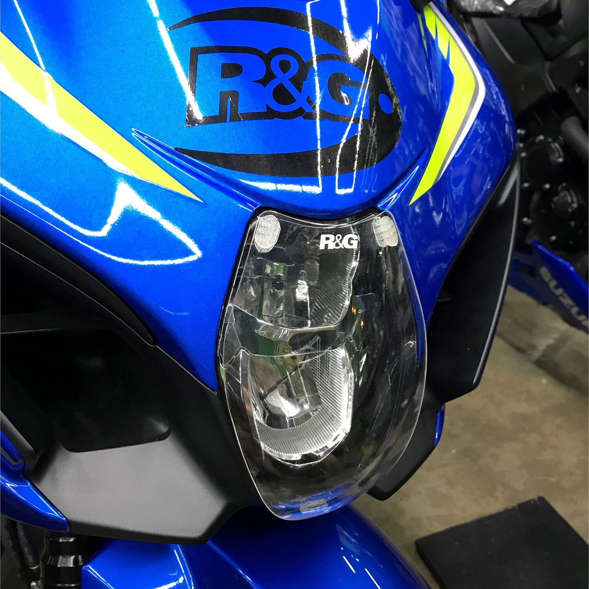 R&G Racing Headlight Shield Clear for Suzuki GSX-R1000 17-20/GSX-R1000R 17-20