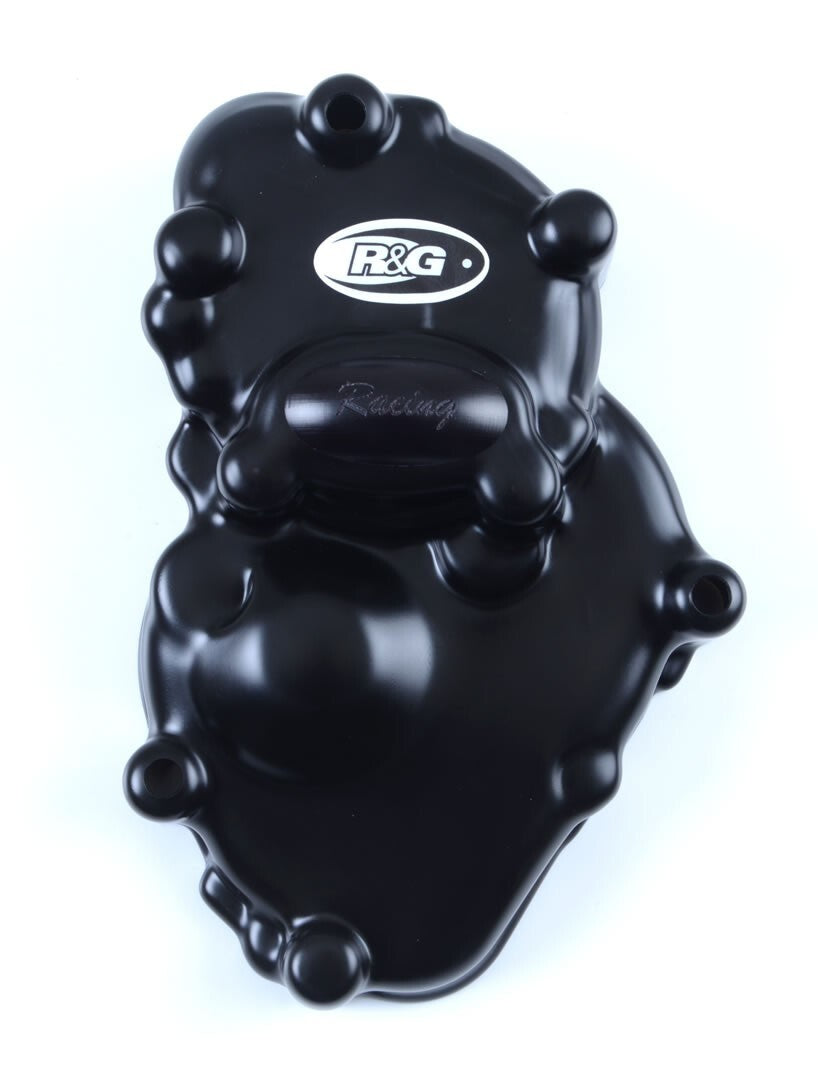 R&G Racing Race Series Engine Case Cover Kit (3 Piece) Black for Kawasaki ZX-6R 09-17