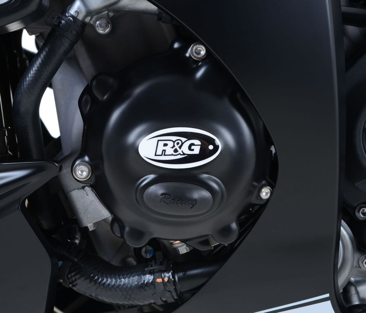 R&G Racing Race Series Engine Case Cover Kit (3 Piece) Black for Kawasaki ZX-10R 11-15