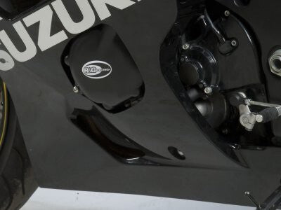 R&G Racing Engine Case Cover Kit (2 Piece) Black for Suzuki GSX-R600/GSX-R750 04-05