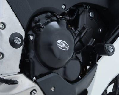 R&G Racing Engine Case Cover Kit (2 Piece) Black for Honda CB500F/CBR500R 13-18