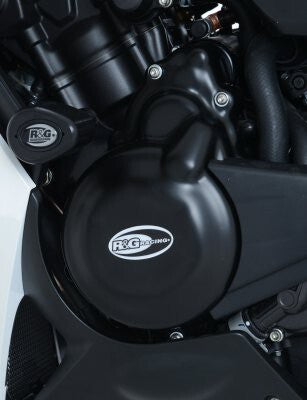 R&G Racing Engine Case Cover Kit (2 Piece) Black for Honda CB500F/CBR500R 13-18