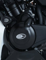 R&G Racing Engine Case Cover Kit (2 Piece) Black for Honda CB500F/CBR500R 13-18